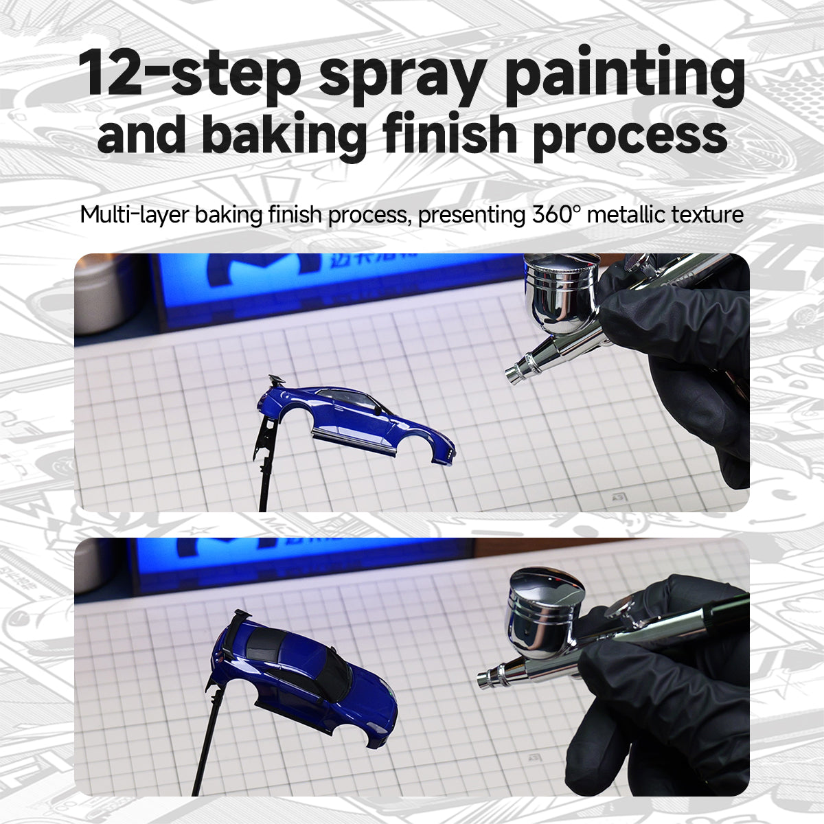 MCARRO 1：64 4WD Drift Car Remote Control Version