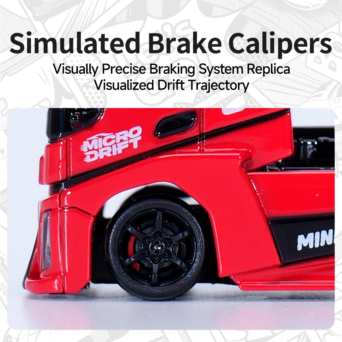 MCARRO MC081 1：87 4WD Truck Car Drift Car Remote Control Version