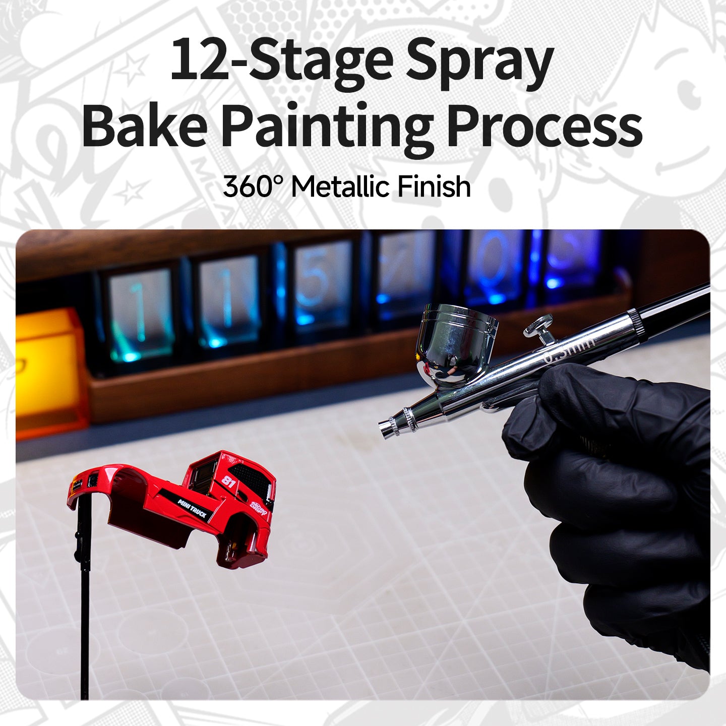 MCARRO MC081 1：87 4WD Truck Car Drift Car Remote Control Version