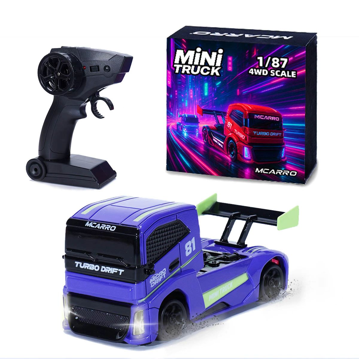 MCARRO MC081 1：87 4WD Truck Car Drift Car Remote Control Version