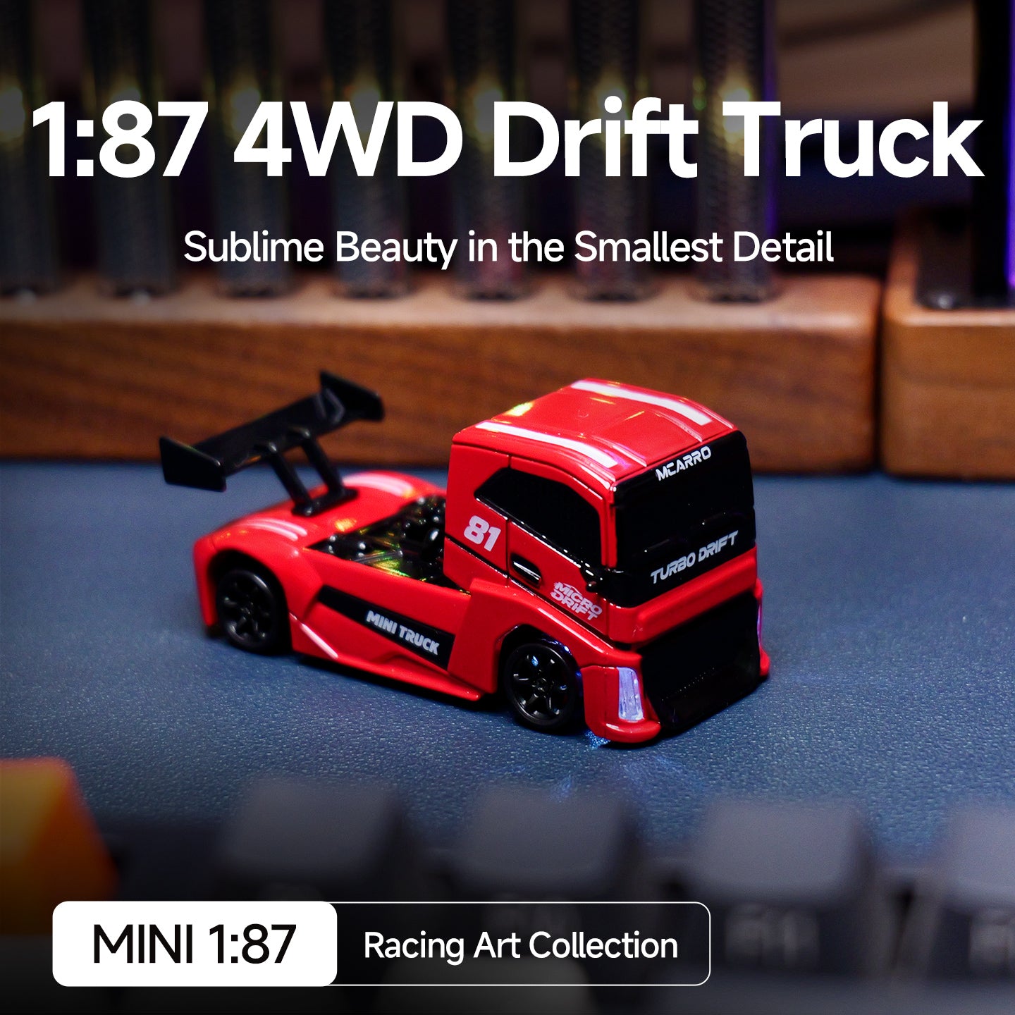 MCARRO MC081 1：87 4WD Truck Car Drift Car Remote Control Version