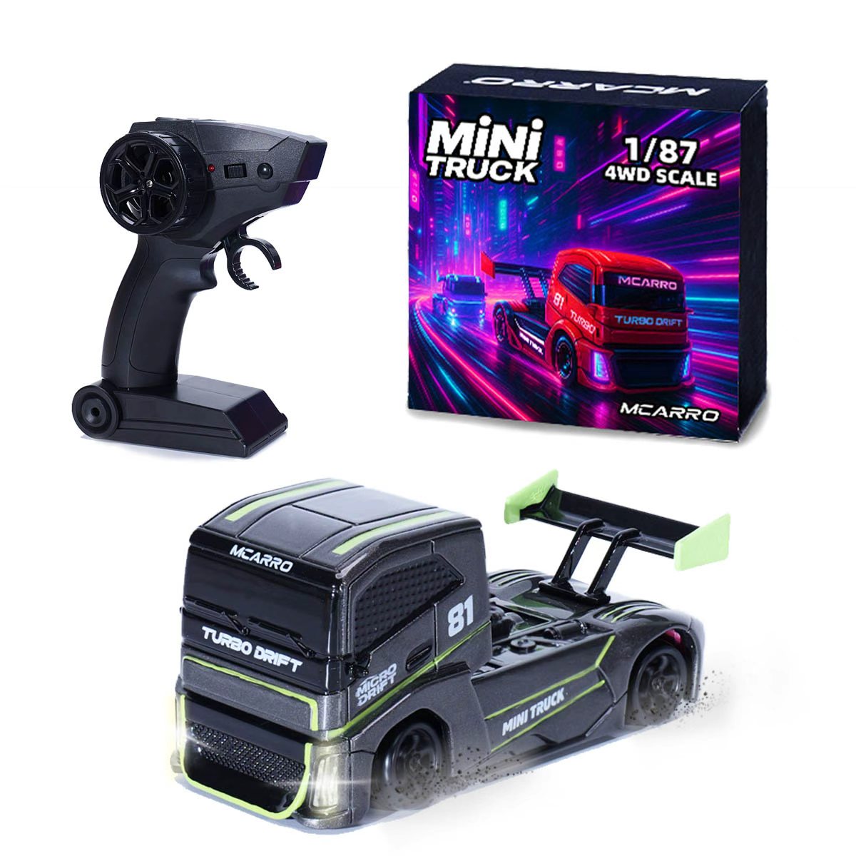 MCARRO MC081 1：87 4WD Truck Car Drift Car Remote Control Version